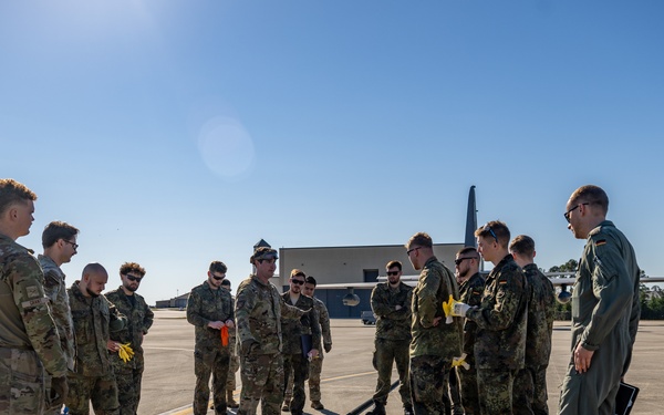 Fueling the Fight: U.S. and German Airmen in Action