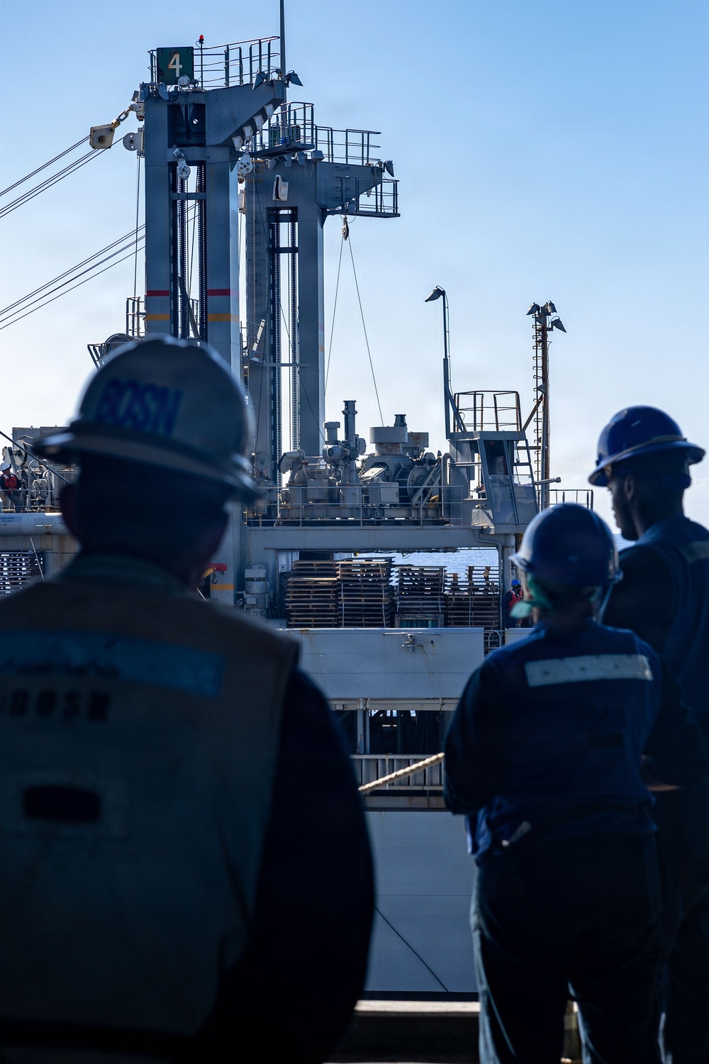 USS Iwo Jima Conducts Replinishment at Sea