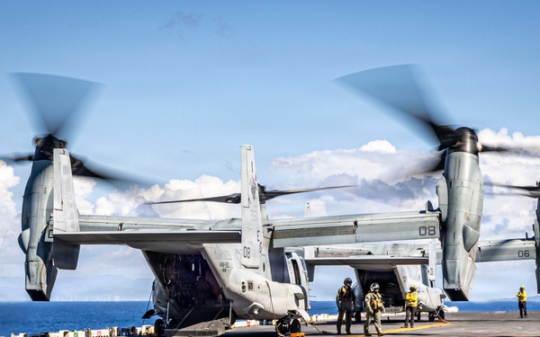 USS Iwo Jima Conducts Flight Operations