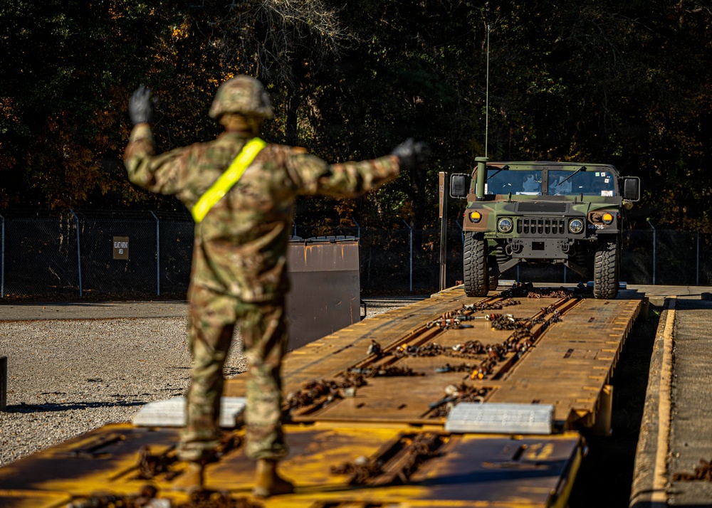 82nd CAB HHC Railhead Training