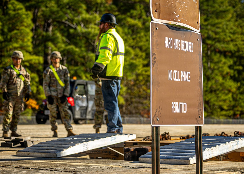 82nd CAB HHC Railhead Training