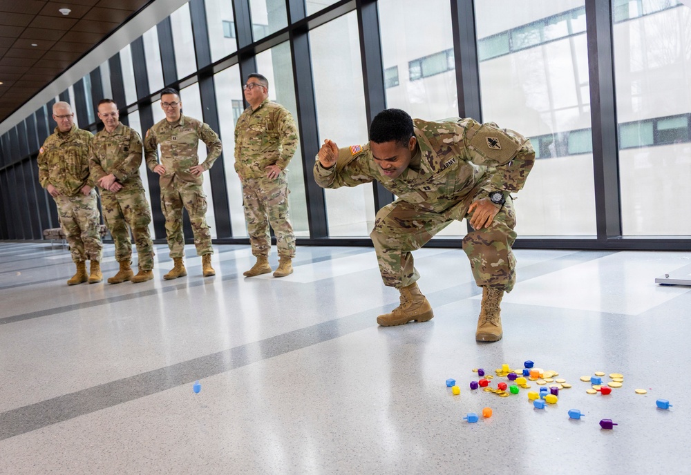 Menorah Lighting at Walter Reed