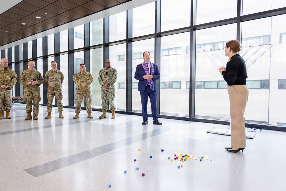 Menorah Lighting at Walter Reed