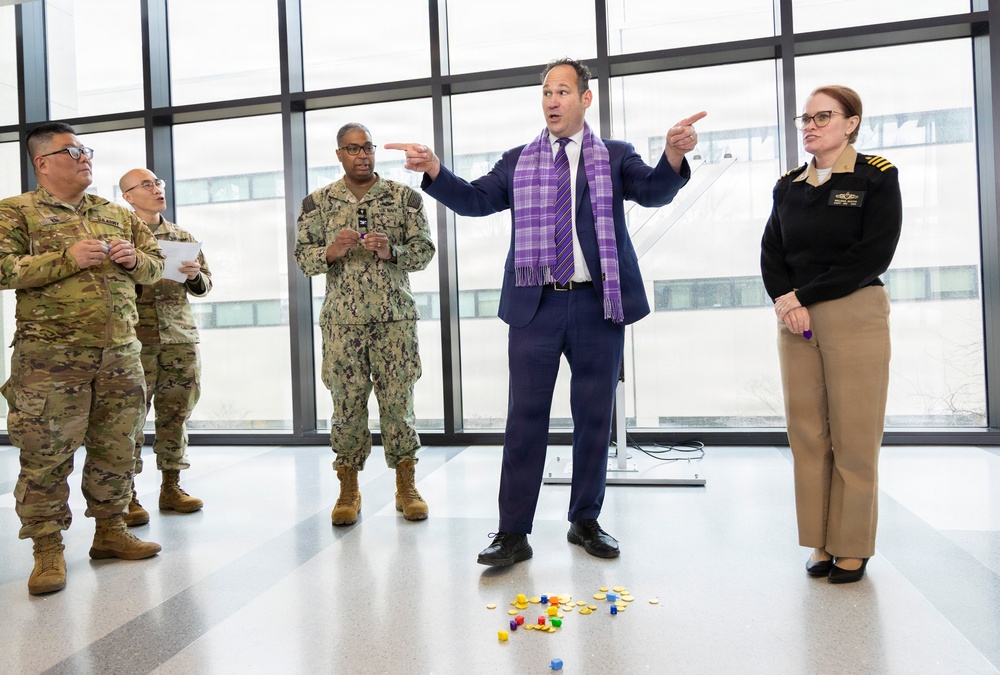Menorah Lighting at Walter Reed