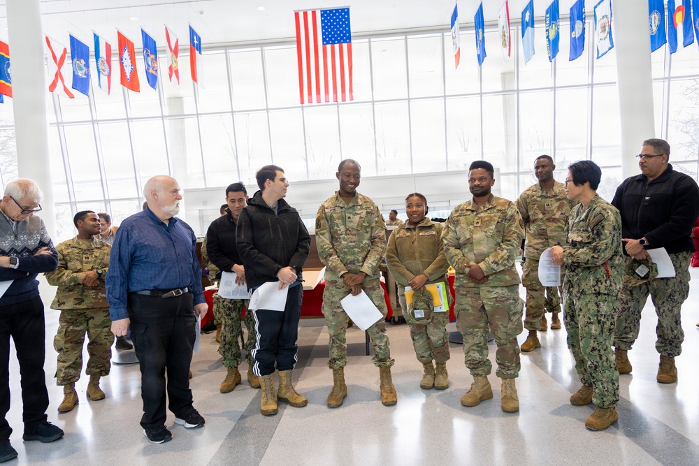 Menorah Lighting at Walter Reed
