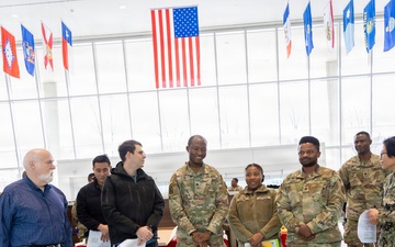 Menorah Lighting at Walter Reed