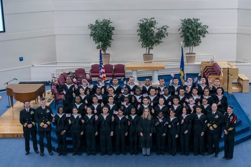 Recruit Training Command Naturalization Ceremony