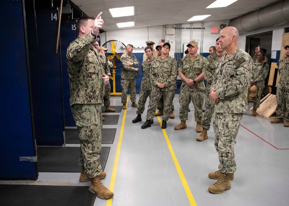 Vice Chief of Naval Operations, Adm. Jim Kilby visits RTC Great Lakes
