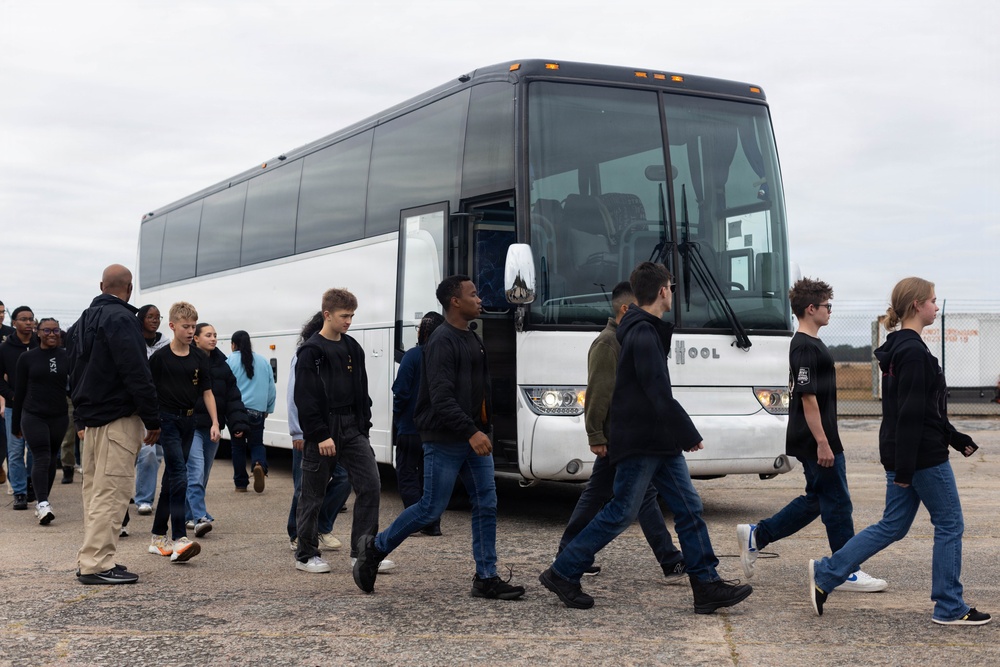 MCAS Beaufort educational tour Sprayberry High School Navy JRTOC