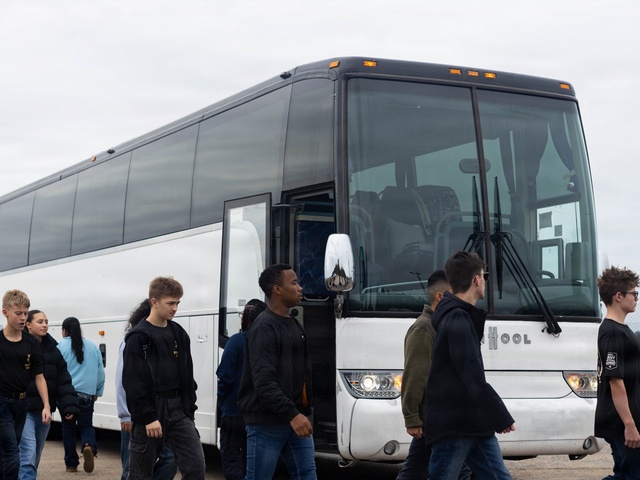 MCAS Beaufort educational tour Sprayberry High School Navy JRTOC