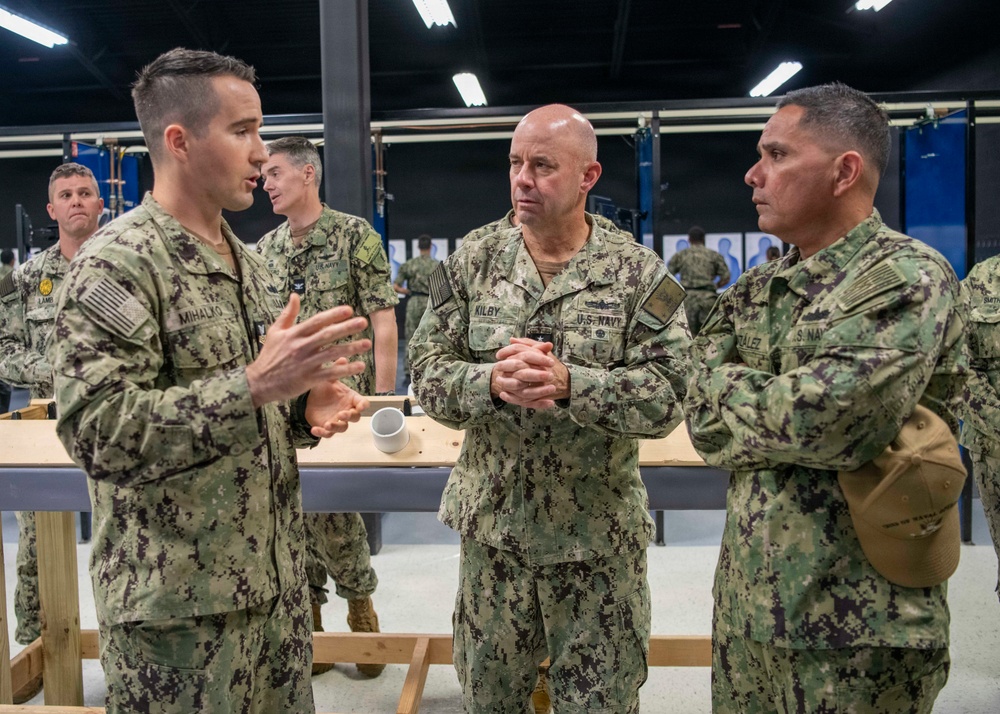 Vice Chief of Naval Operations, Adm. Jim Kilby visits RTC Great Lakes