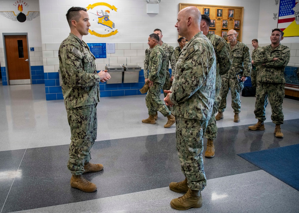 Vice Chief of Naval Operations, Adm. Jim Kilby visits RTC Great Lakes