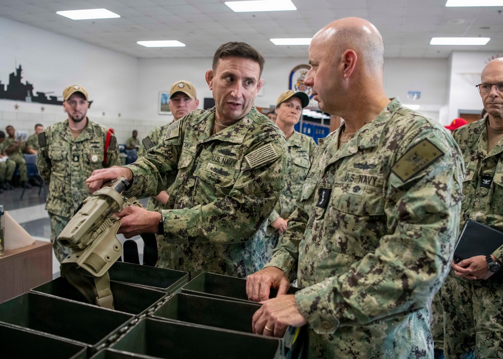 Vice Chief of Naval Operations, Adm. Jim Kilby visits RTC Great Lakes