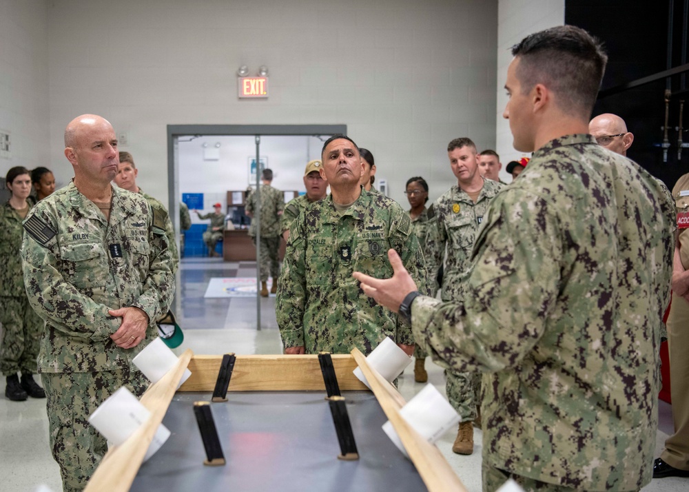 Vice Chief of Naval Operations, Adm. Jim Kilby visits RTC Great Lakes