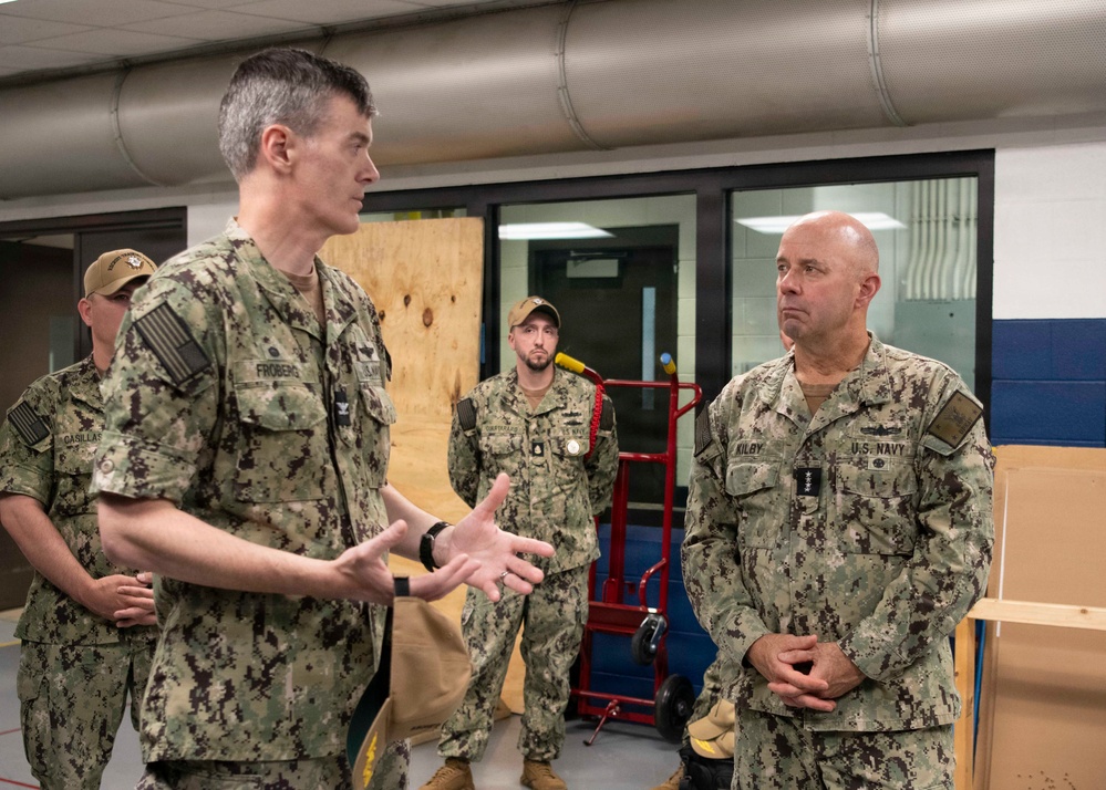 Vice Chief of Naval Operations, Adm. Jim Kilby visits RTC Great Lakes