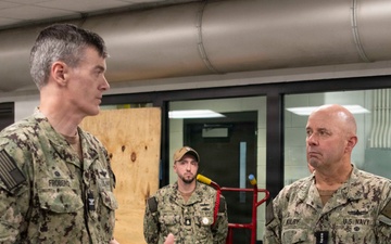 Vice Chief of Naval Operations, Adm. Jim Kilby visits RTC Great Lakes