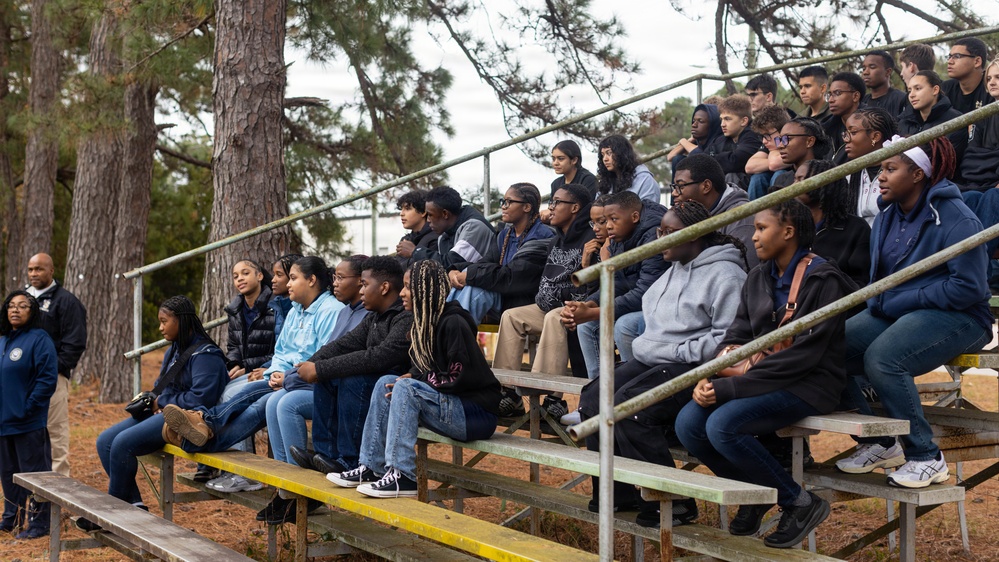 MCAS Beaufort educational tour Sprayberry High School Navy JRTOC