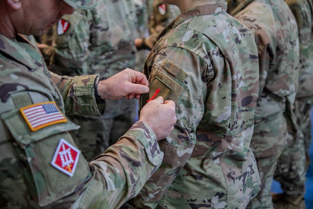 5th Engineer Battalion Welcomed Into the 1st Infantry Division During Patching Ceremony