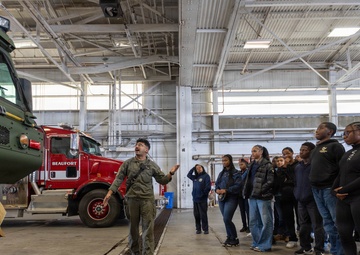 MCAS Beaufort educational tour Sprayberry High School Navy JRTOC