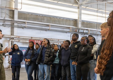 MCAS Beaufort educational tour Sprayberry High School Navy JRTOC