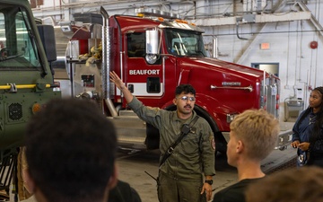 MCAS Beaufort educational tour Sprayberry High School Navy JRTOC