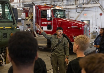 MCAS Beaufort educational tour Sprayberry High School Navy JRTOC