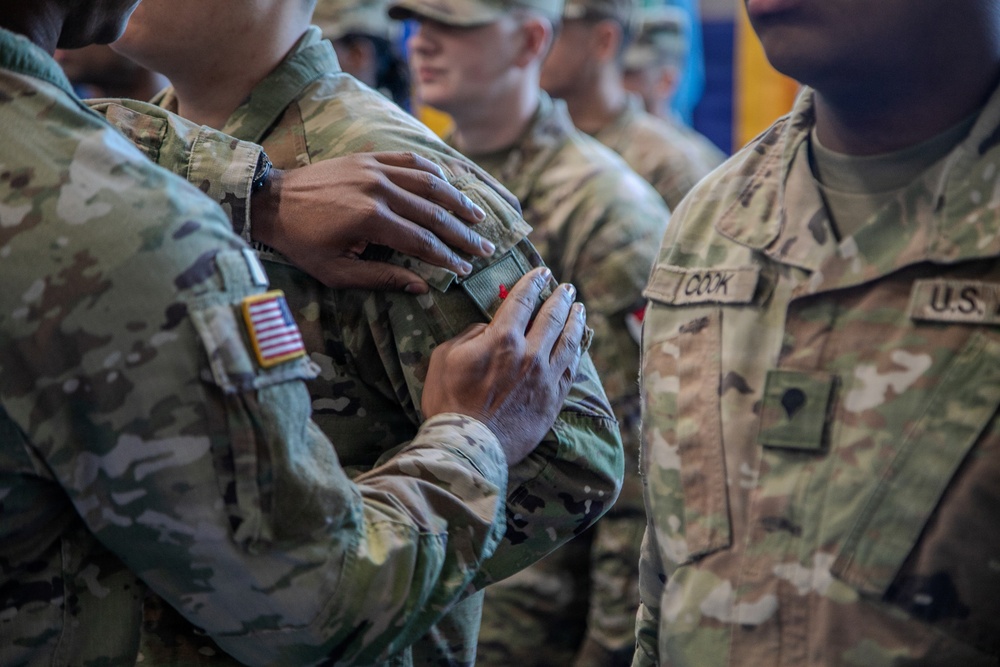 5th Engineer Battalion Welcomed Into the 1st Infantry Division During Patching Ceremony