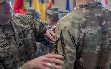 5th Engineer Battalion Welcomed Into the 1st Infantry Division During Patching Ceremony