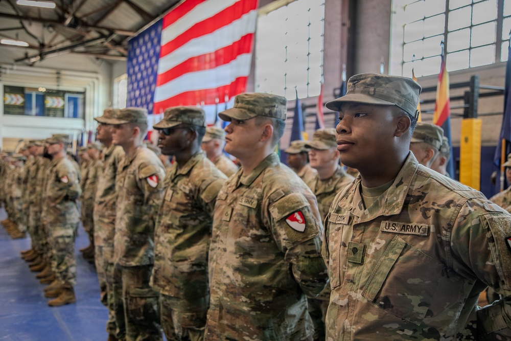 5th Engineer Battalion Welcomed Into the 1st Infantry Division During Patching Ceremony