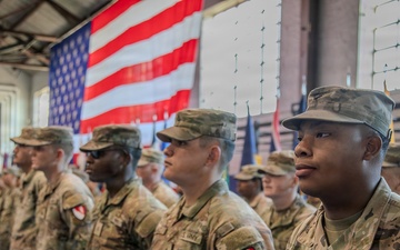 5th Engineer Battalion Welcomed Into the 1st Infantry Division During Patching Ceremony