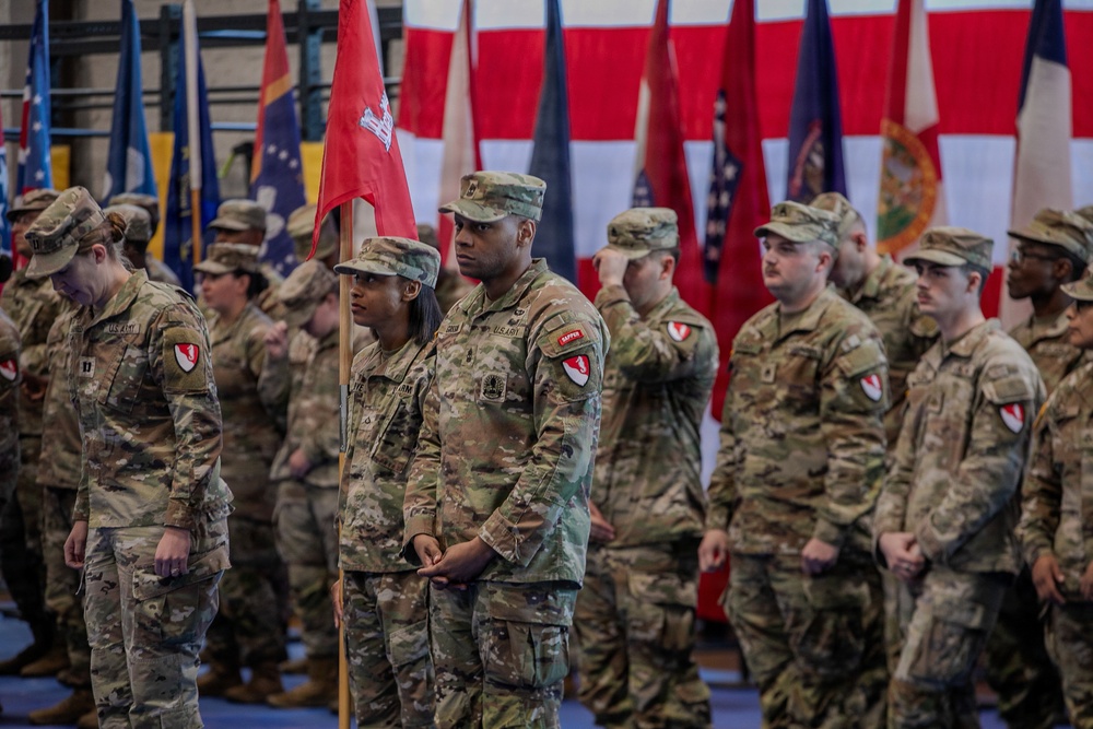 5th Engineer Battalion Welcomed Into the 1st Infantry Division During Patching Ceremony