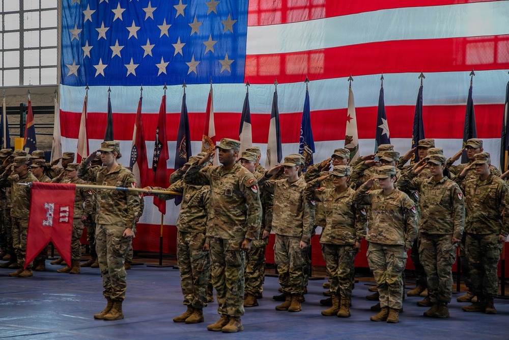 5th Engineer Battalion Welcomed Into the 1st Infantry Division During Patching Ceremony
