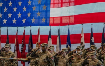 5th Engineer Battalion Welcomed Into the 1st Infantry Division During Patching Ceremony