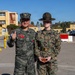 The Republic of Korea Sergeant Major of the Marine Corps visits MCRD San Diego
