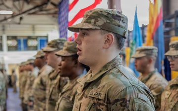 5th Engineer Battalion Welcomed Into the 1st Infantry Division During Patching Ceremony