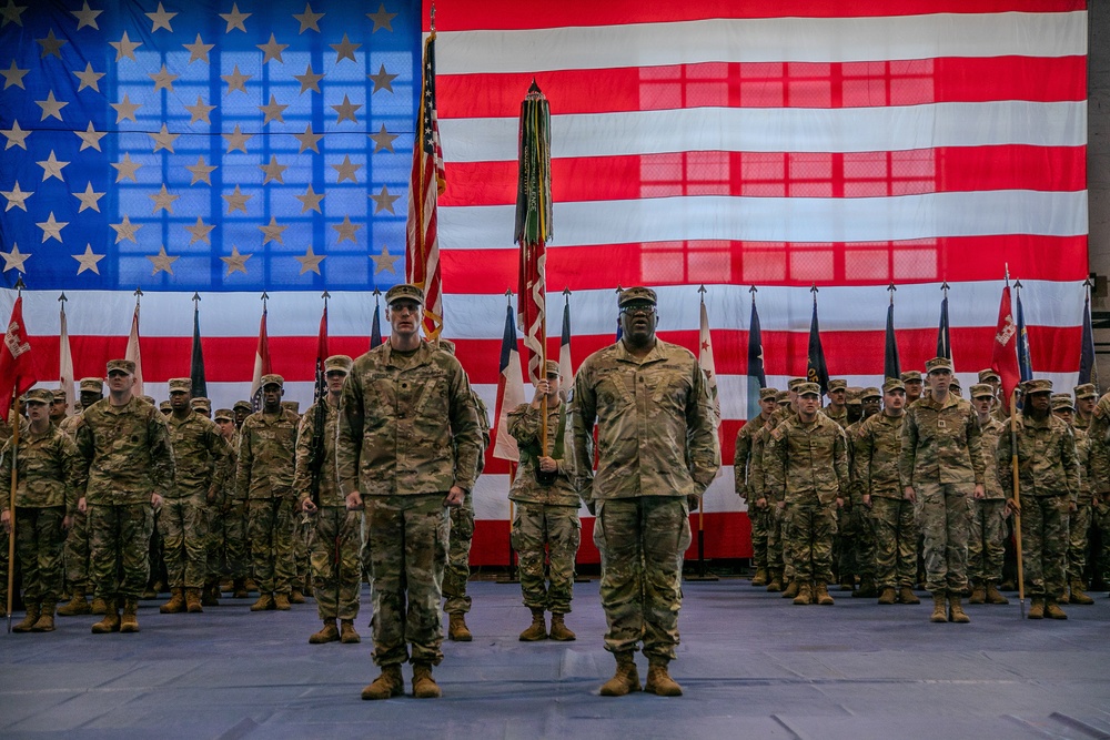 5th Engineer Battalion Welcomed Into the 1st Infantry Division During Patching Ceremony