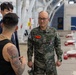 The Republic of Korea Sergeant Major of the Marine Corps visits MCRD San Diego