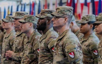 5th Engineer Battalion Welcomed Into the 1st Infantry Division During Patching Ceremony