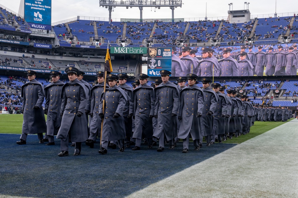 SECWAR Attends 126th ARMY-NAVY Game