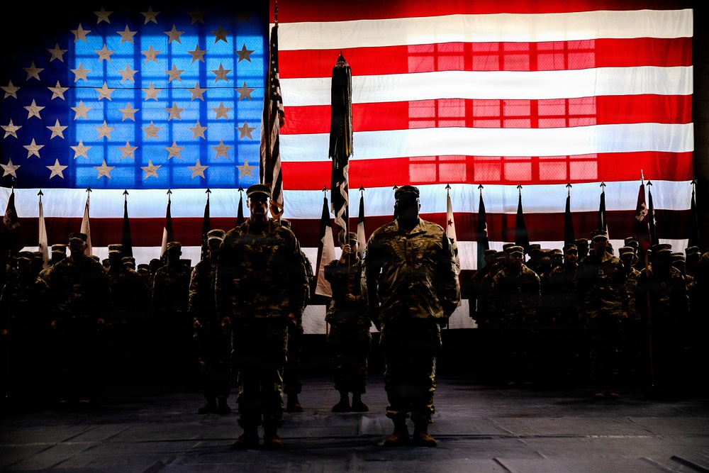 5th Engineer Battalion Welcomed Into the 1st Infantry Division During Patching Ceremony