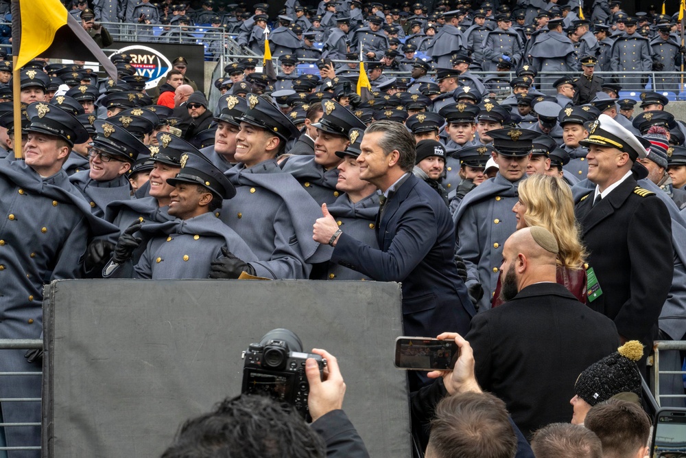 SECWAR Attends 126th ARMY-NAVY Game