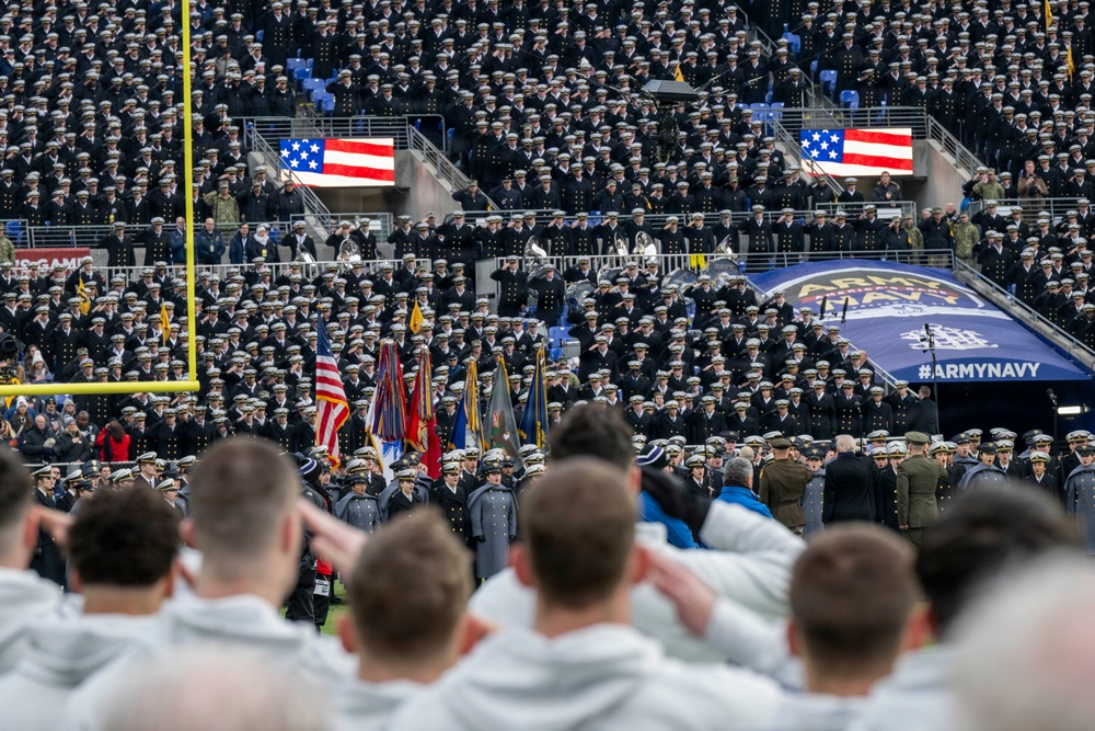 SECWAR Attends 126th ARMY-NAVY Game