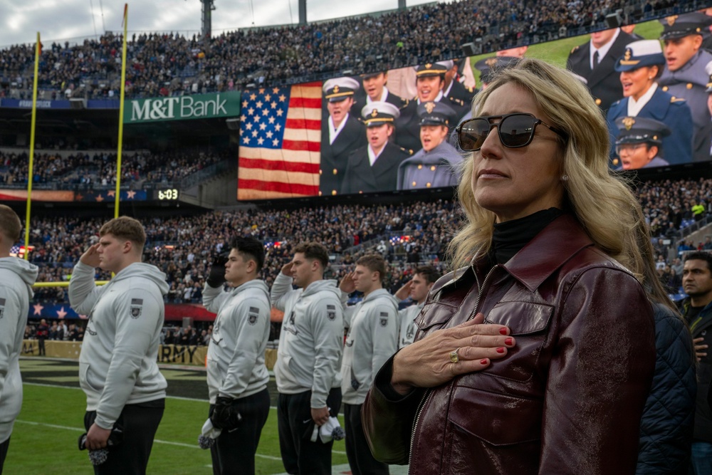 SECWAR Attends 126th ARMY-NAVY Game