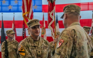 5th Engineer Battalion Welcomed Into the 1st Infantry Division During Patching Ceremony