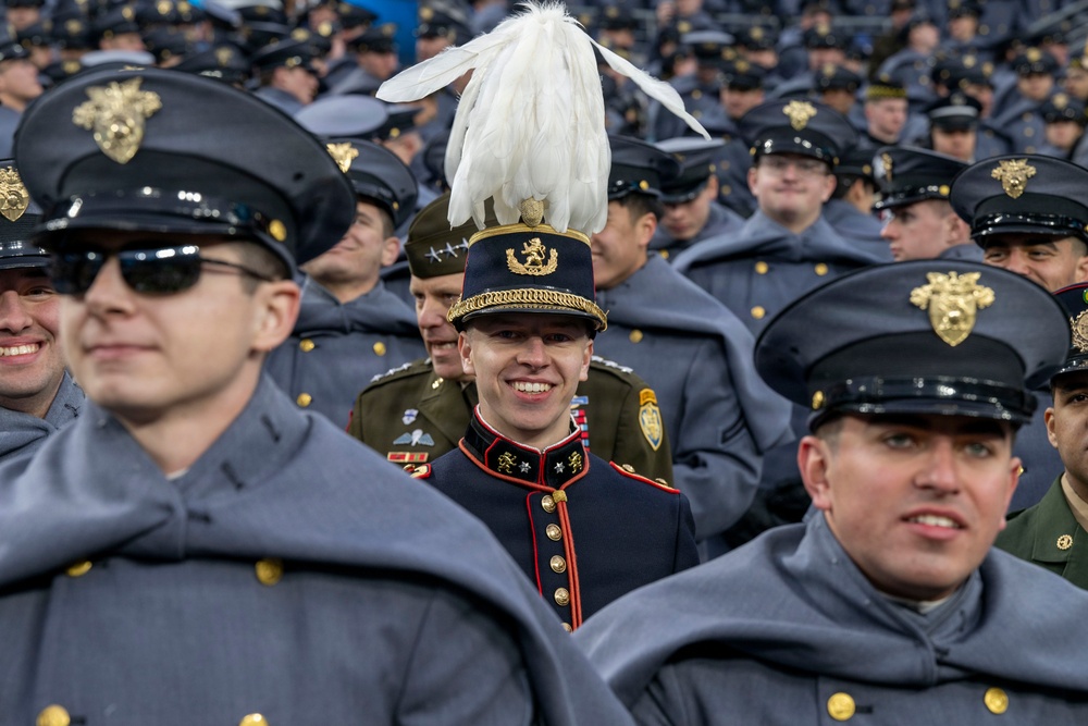 SECWAR Attends 126th ARMY-NAVY Game