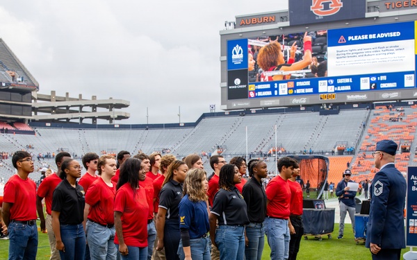 Auburn University Oath of Enlistment Ceremony