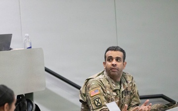 U.S. Army Reserve 143rd Expeditionary Sustainment Command conduct a Global Combat Support System-Army workshop.