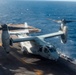 22nd MEU(SOC) | MV-22B Flight Operations Aboard the USS Iwo Jima