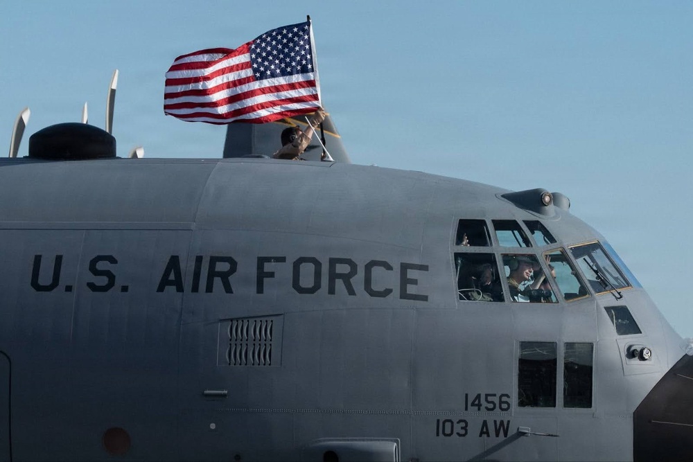 103rd Airlift Wing Airmen Return Home from Overseas Deployment