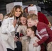 First Lady Joins Marines in Toys for Tots Charity Event